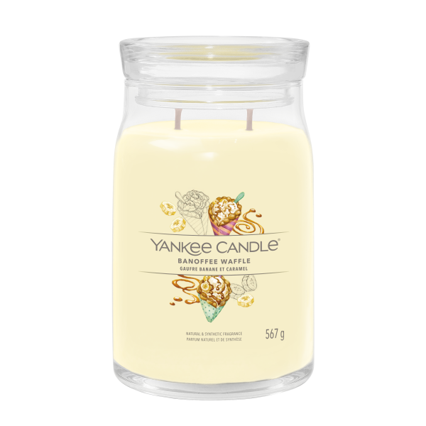 Signature Large Jar 2-Docht - Banoffee Waffle Signature Large Jar 2-Docht - Banoffee Waffle